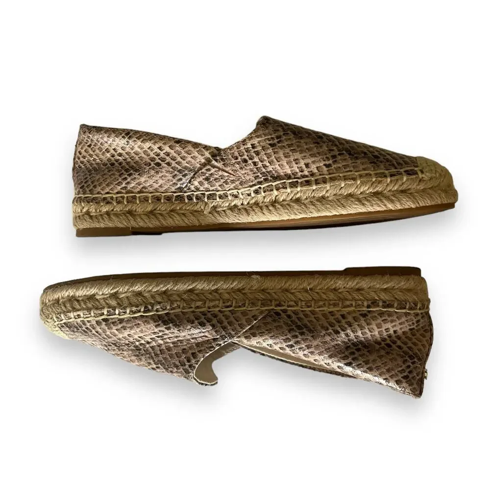 Sam Edelman Kesia leather slip on Espadrille flat loafer size 6.5M